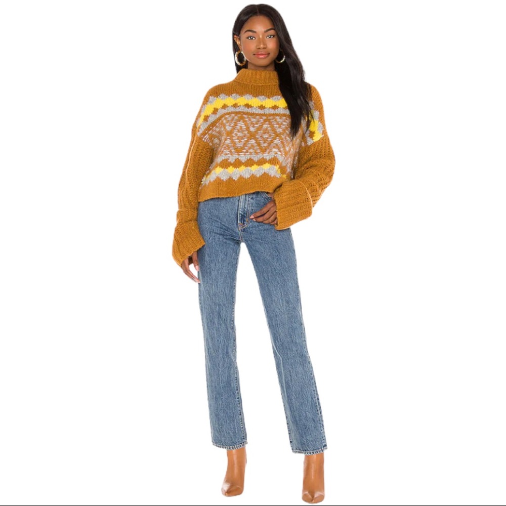 Free People Alpine Pullover In Cinnamon Toast - Picture 3 of 12